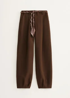 Barrel broek met ceintuur