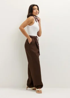 Barrel broek met ceintuur