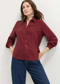 Basic blouse met lange mouwen