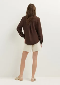 Basic blouse met lange mouwen