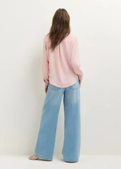 Basic blouse met lange mouwen