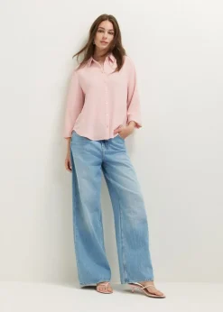 Basic blouse met lange mouwen