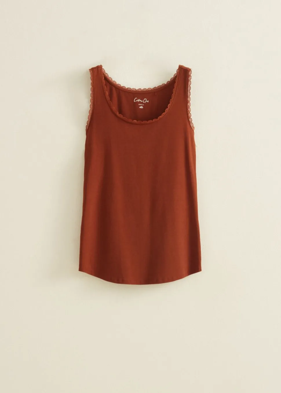 Basic singlet met kant