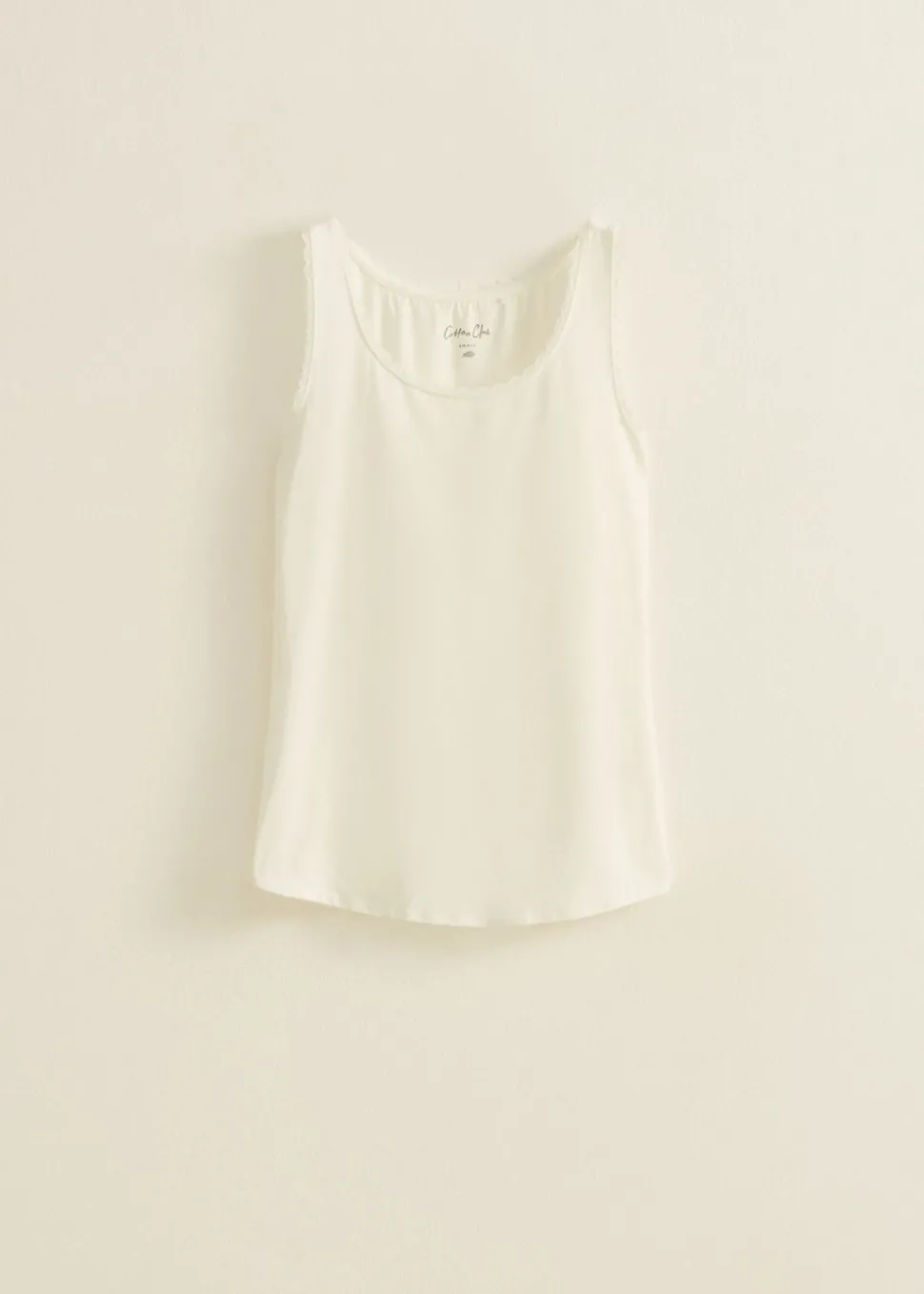 Basic singlet met kant