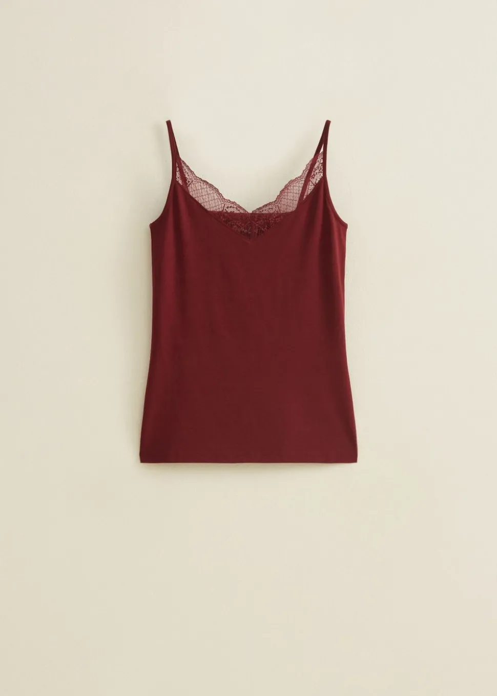 Basic singlet met kant