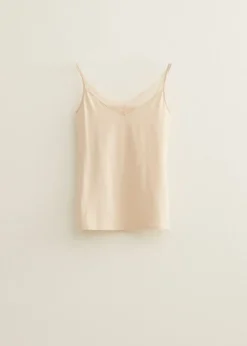 Basic singlet met kant