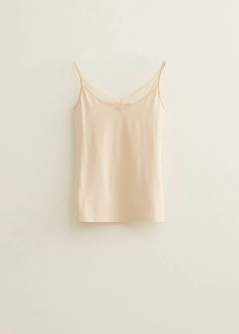 Basic singlet met kant