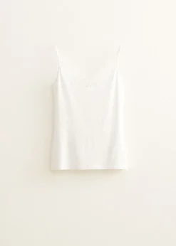 Basic singlet met kant