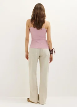 Basic singlet met kant