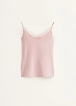 Basic singlet met kant