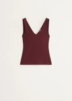 Basic singlet met v-hals