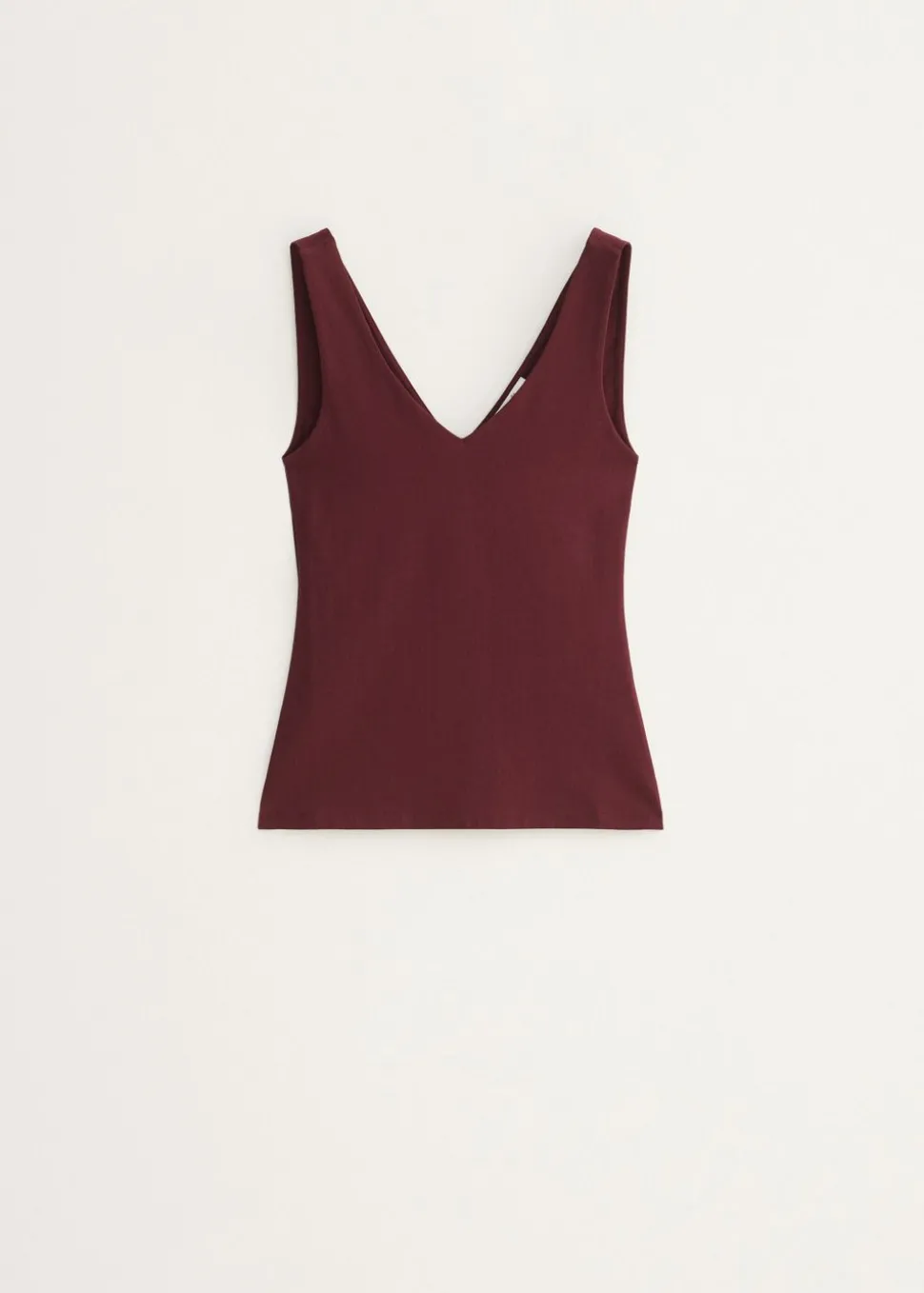 Basic singlet met v-hals