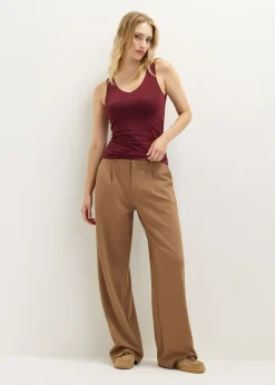 Basic singlet met v-hals