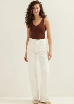 Basic singlet met v-hals