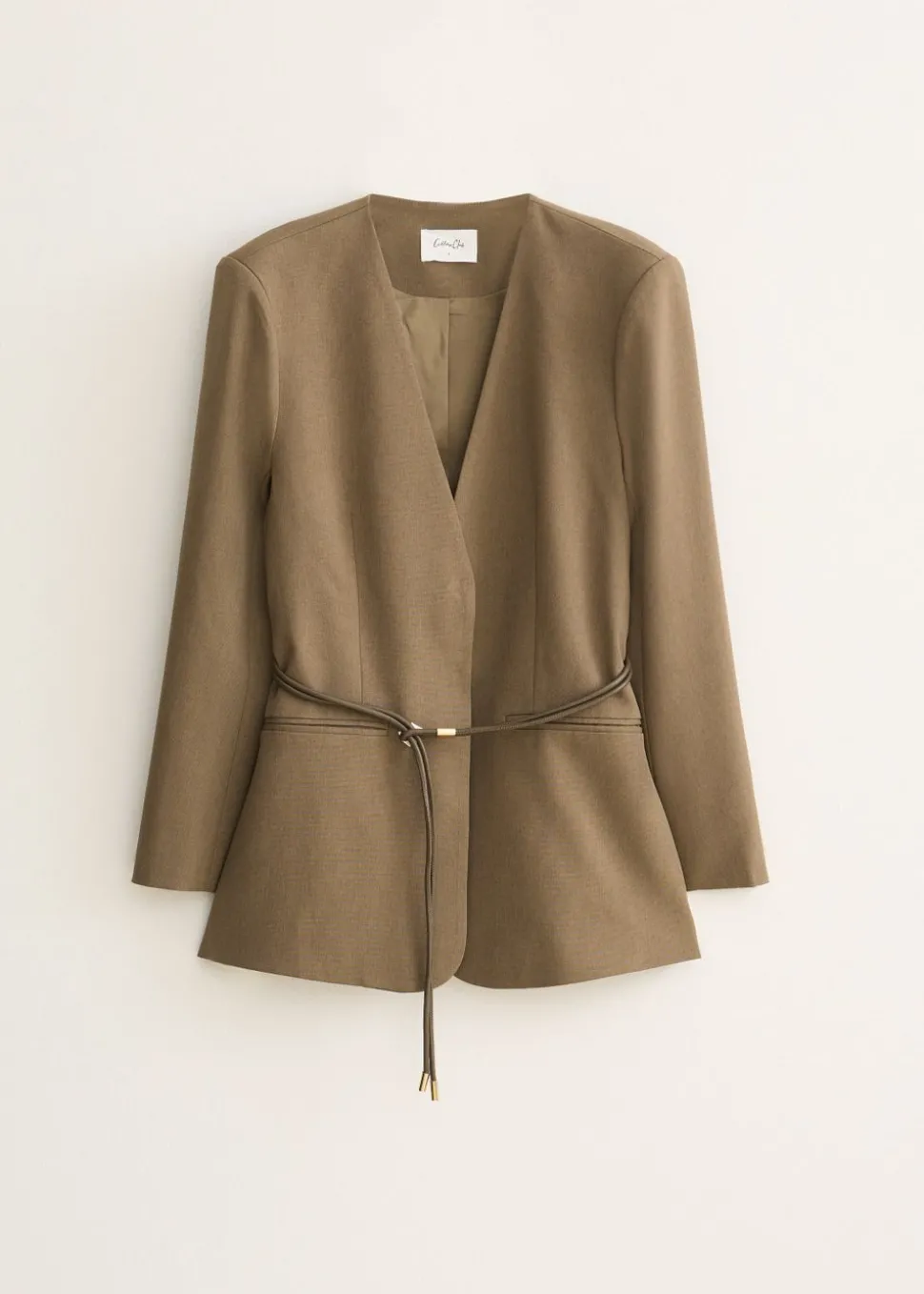 Blazer met ceintuur