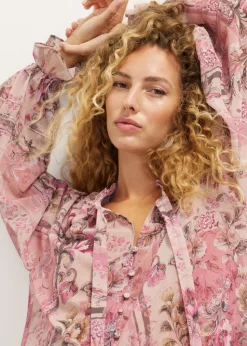 Blouse met bloemenprint