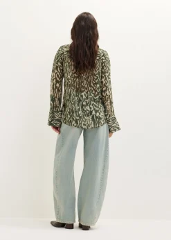 Blouse met dierenprint