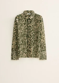 Blouse met dierenprint