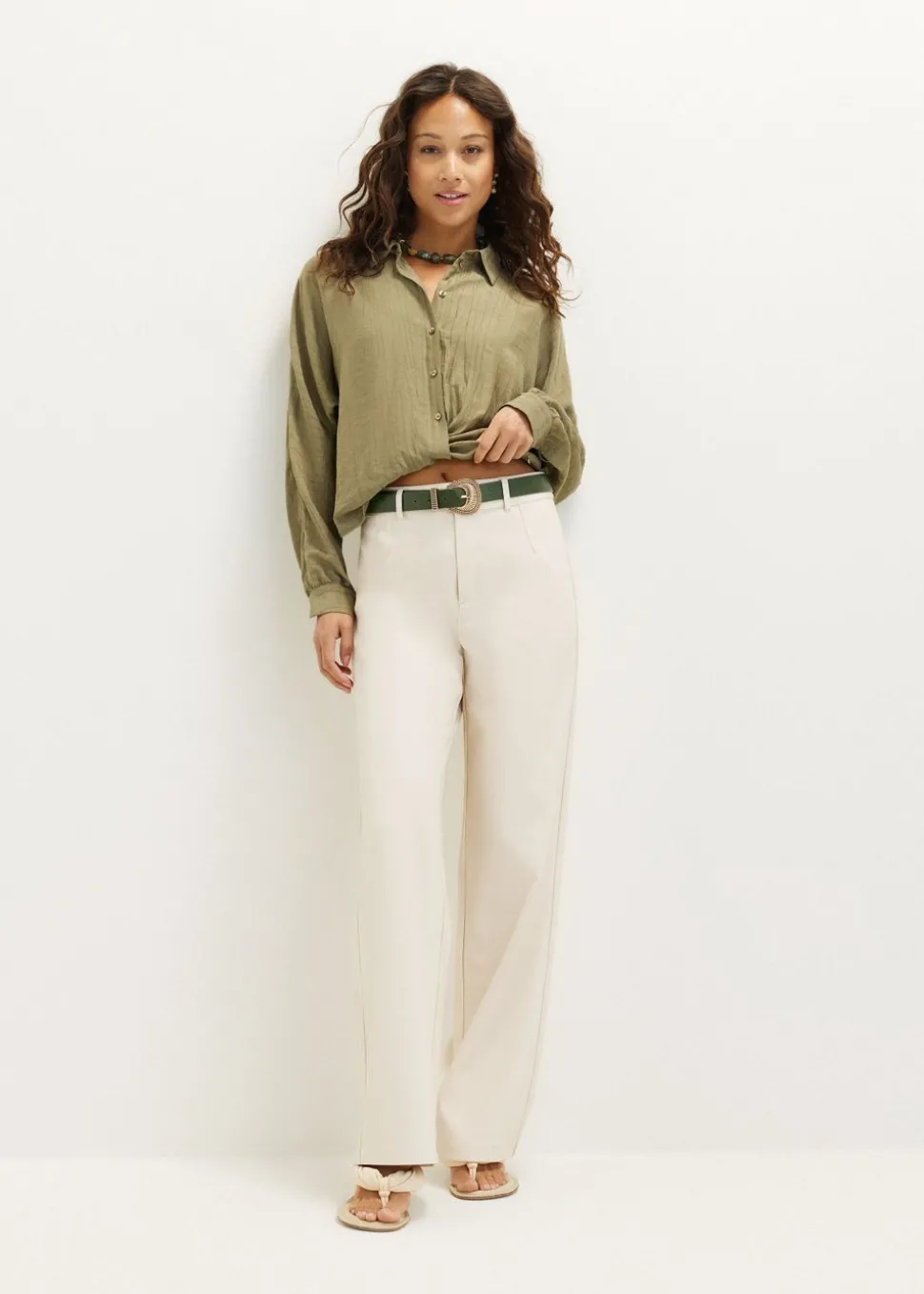 Blouse met gedraaid detail