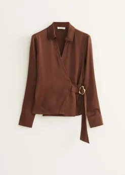 Blouse met gesp