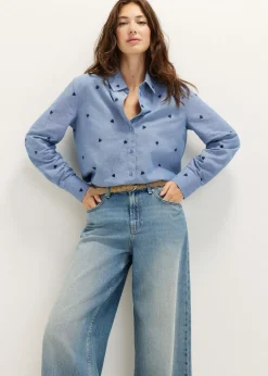 Blouse met hartjes