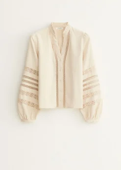 Blouse met kanten details