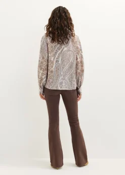 Blouse met paisleyprint