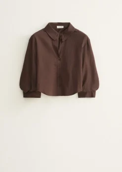 Blouse met pofmouw