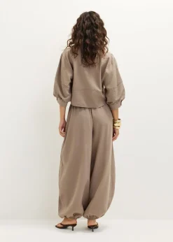 Blouse met pofmouw