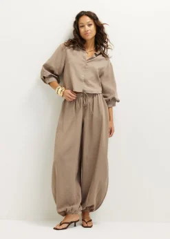 Blouse met pofmouw
