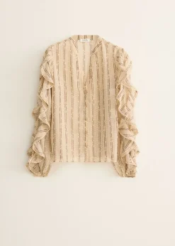 Blouse met ruches