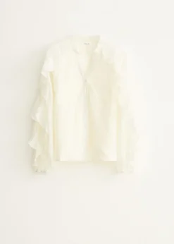 Blouse met ruches