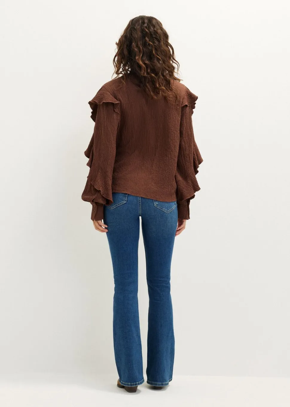 Blouse met ruffles