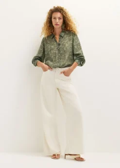 Blouse met slangenprint