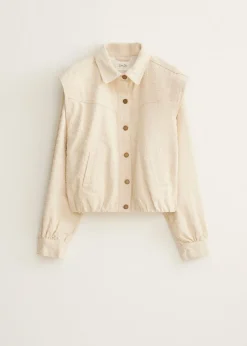 Denim structuur jacket