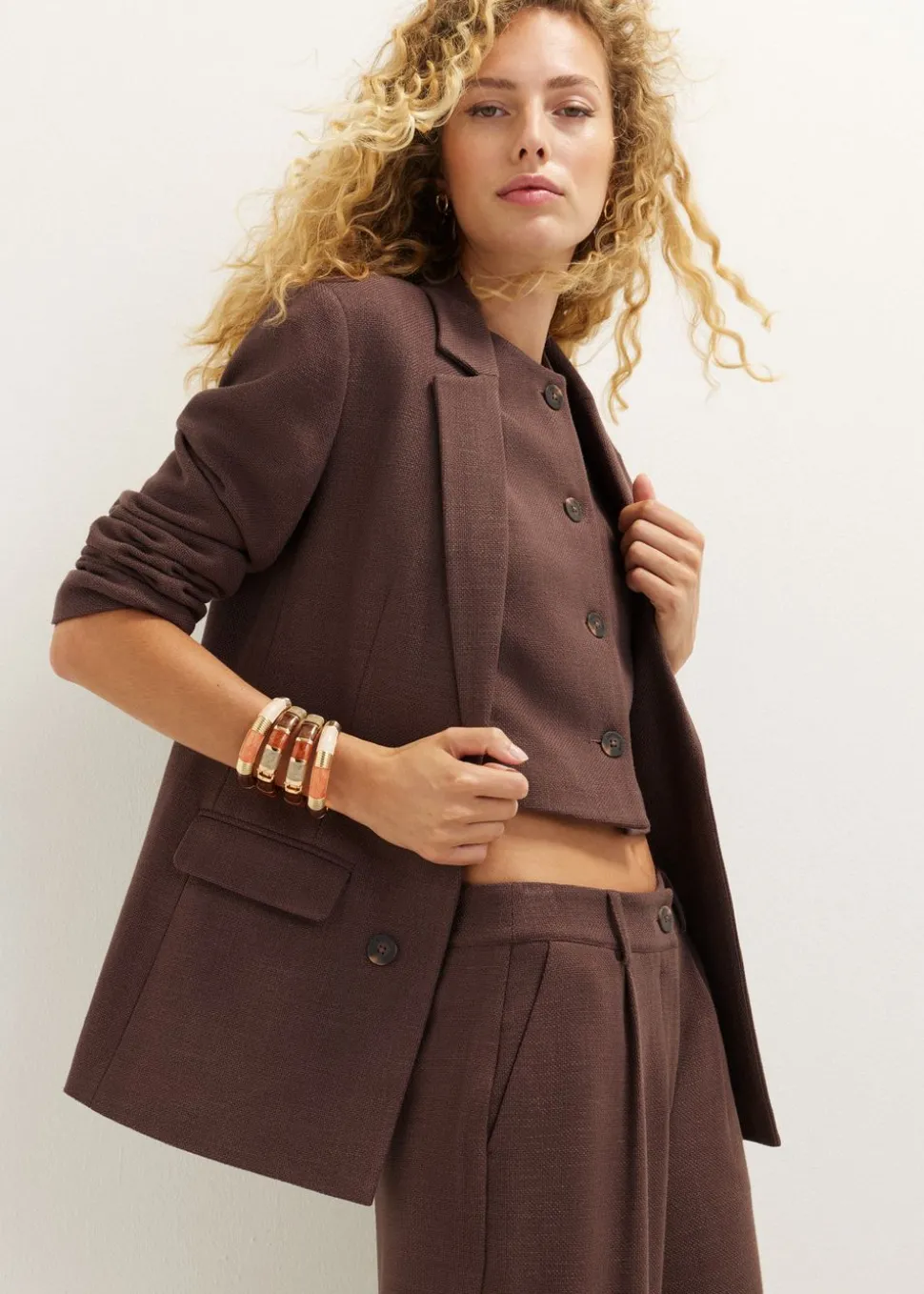 Double-breasted blazer