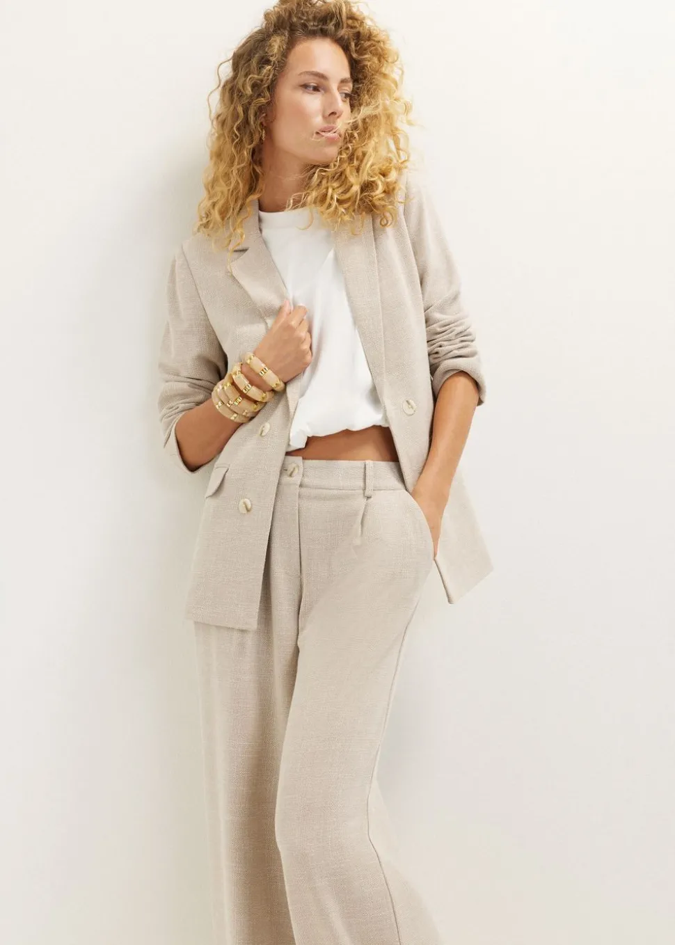 Double-breasted blazer