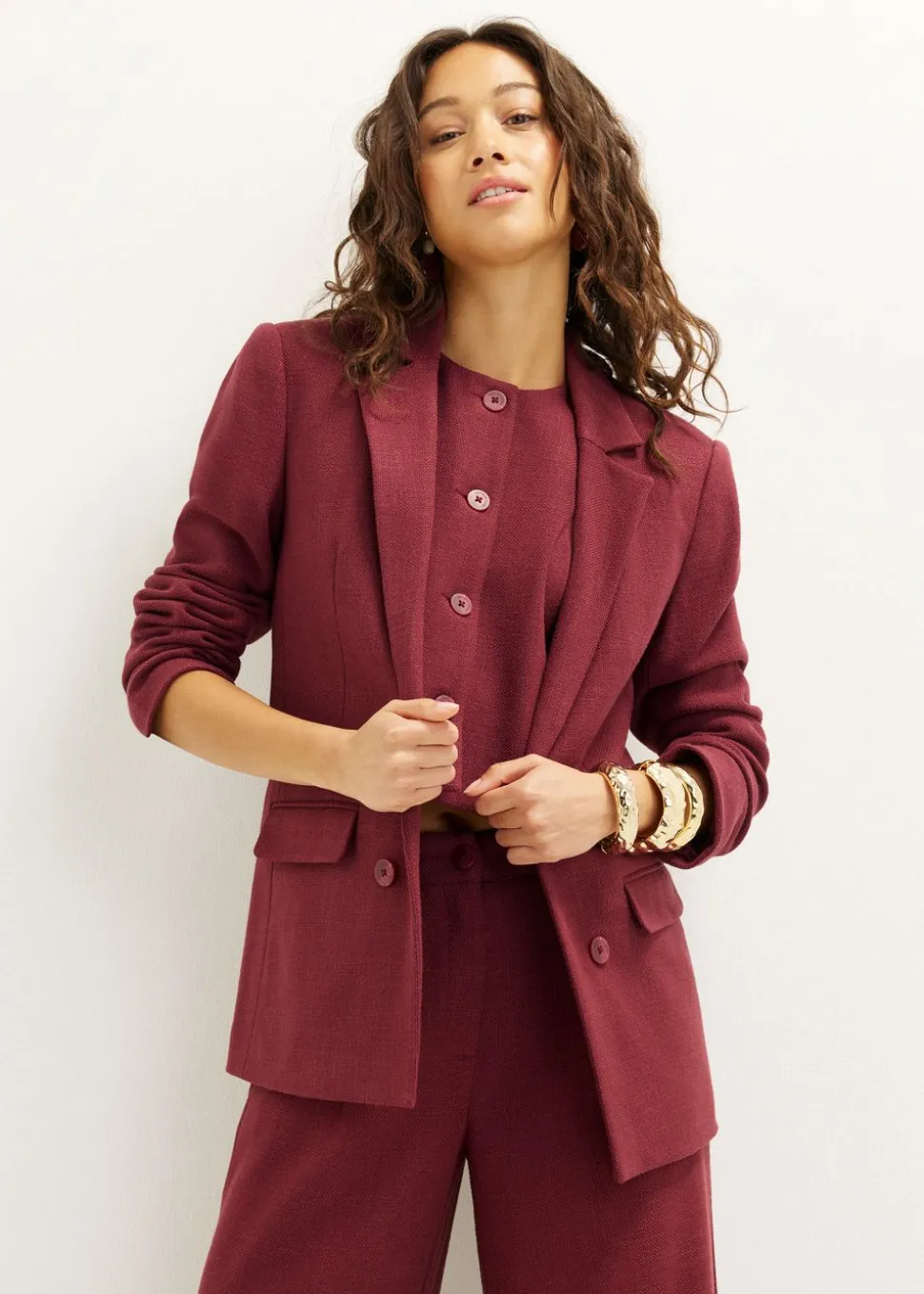 Double-breasted blazer