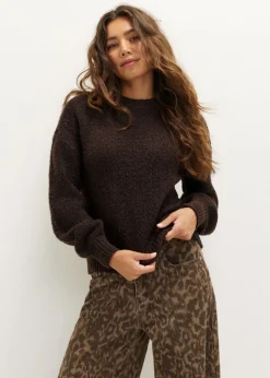 Gebreide oversized trui