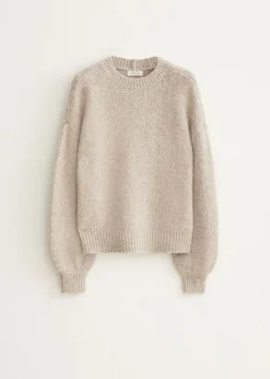 Gebreide oversized trui