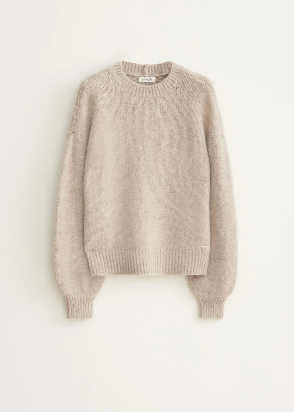 Gebreide oversized trui