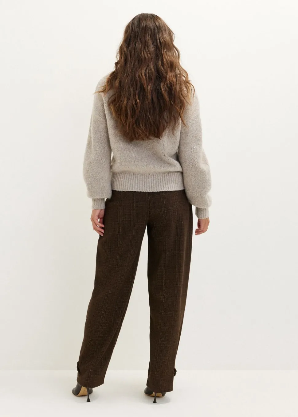 Gebreide oversized trui
