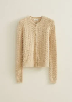 Gebreid vest fluffy structuur