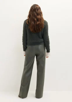 Gebreid vest fluffy structuur