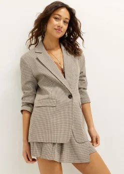 Geruite blazer