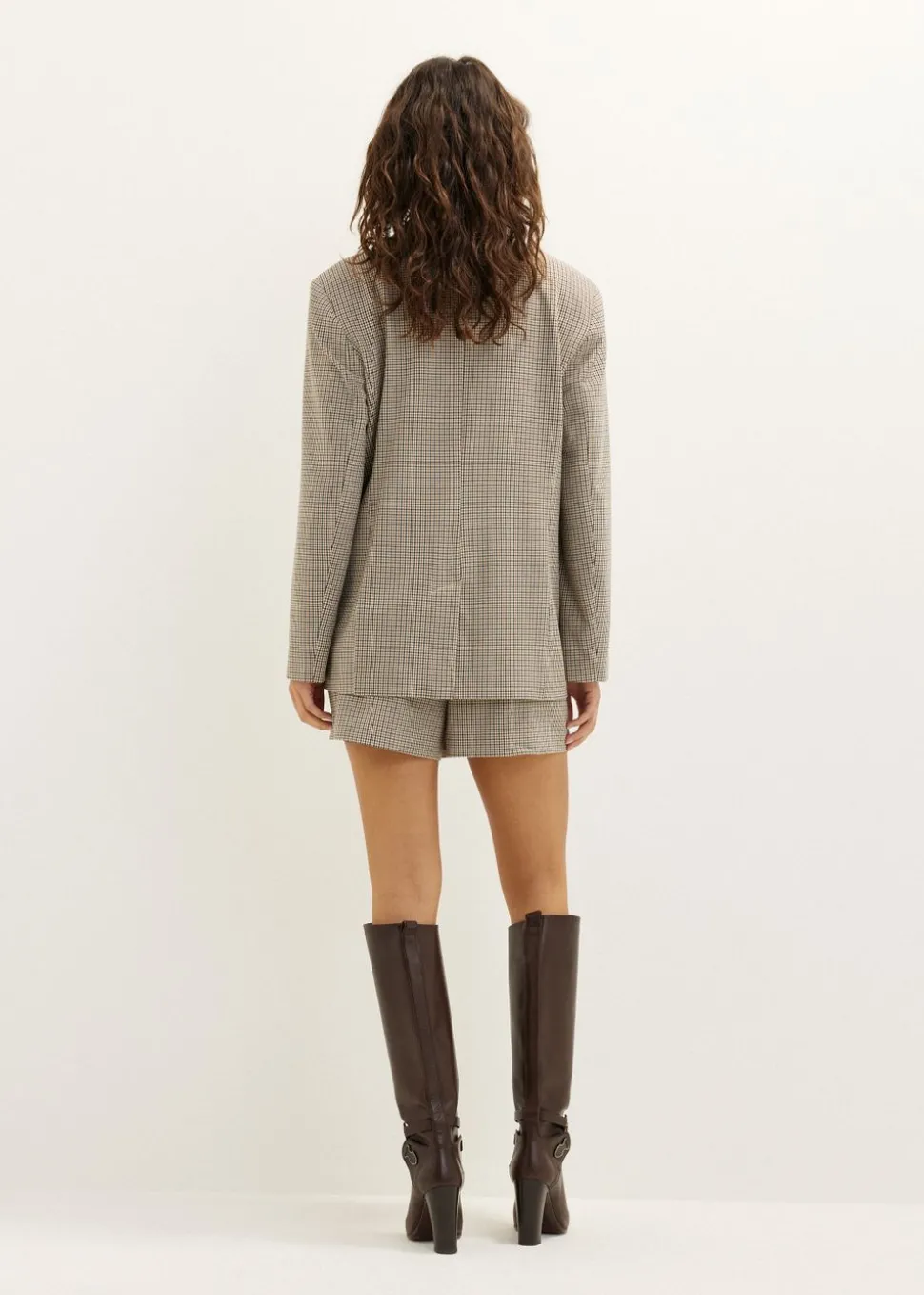 Geruite blazer