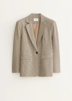 Geruite blazer