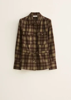 Geruite blouse
