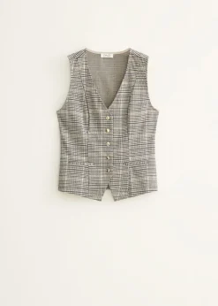 Gilet met ruit