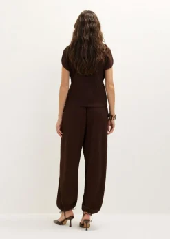 Harem broek met structuur